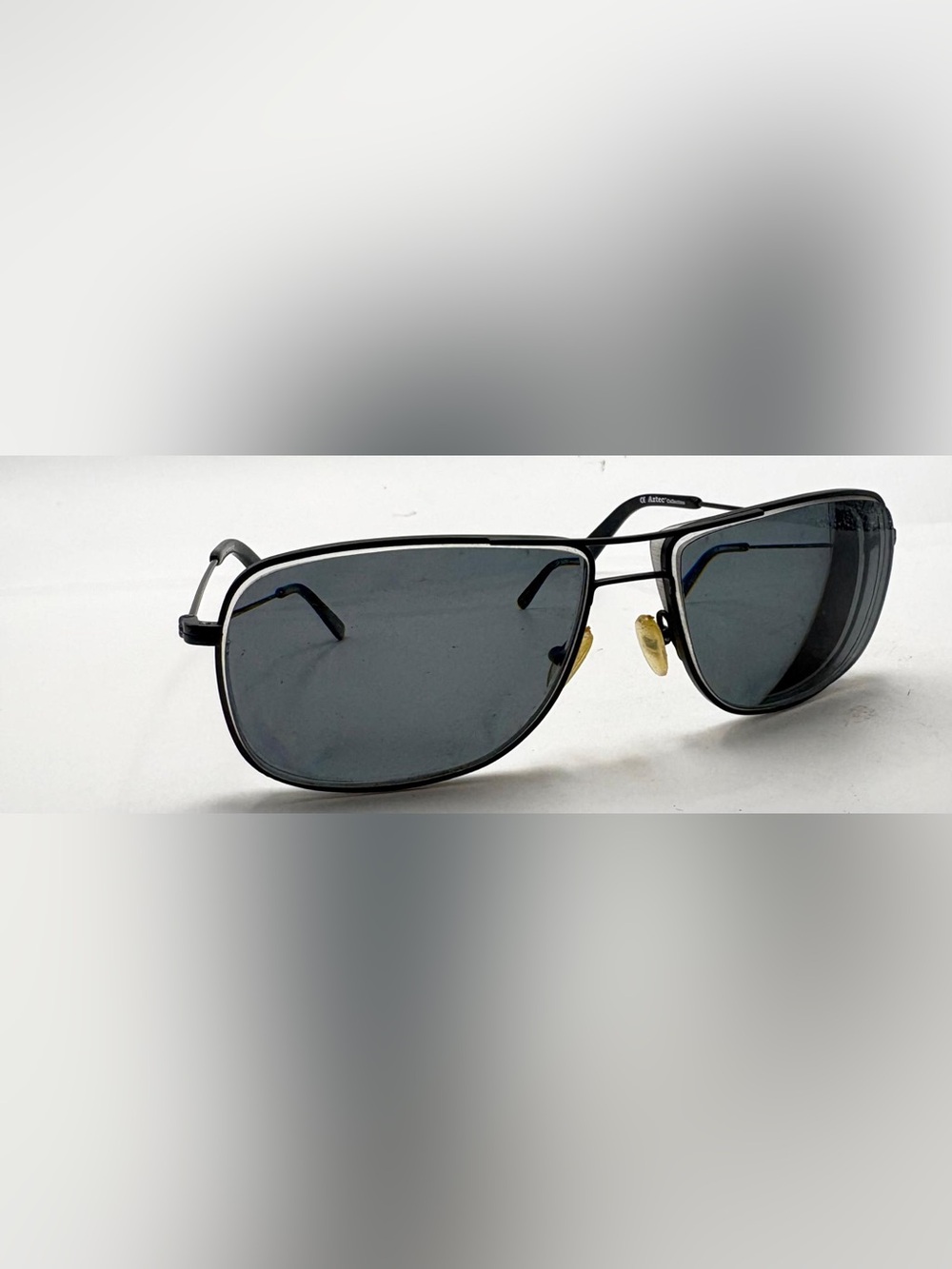 Aztec AZ1004 Black Pilot Sunglasses Frames Only